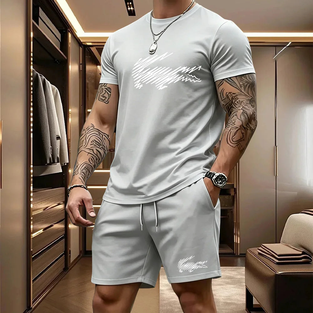 Men's Top & Shorts Set
