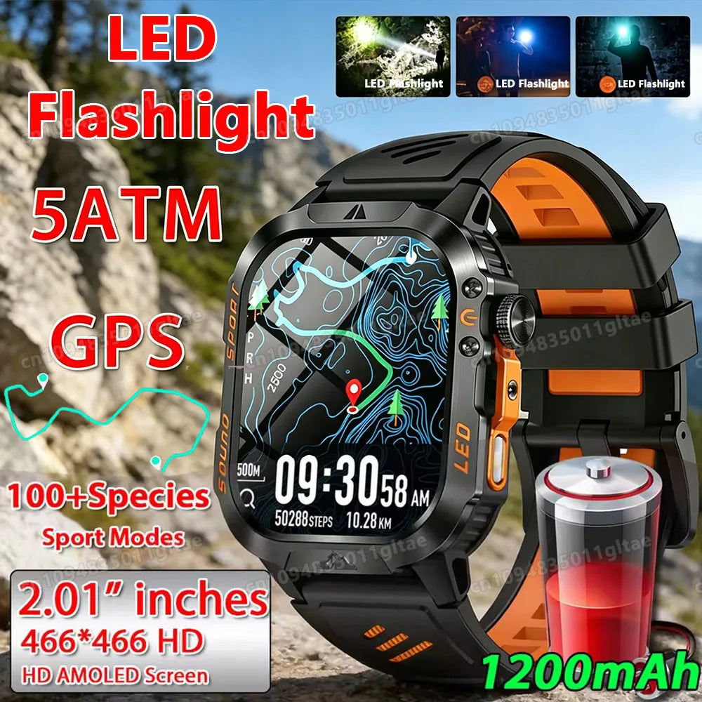 Outdoor 1.73-Inch Calling Smartwatch