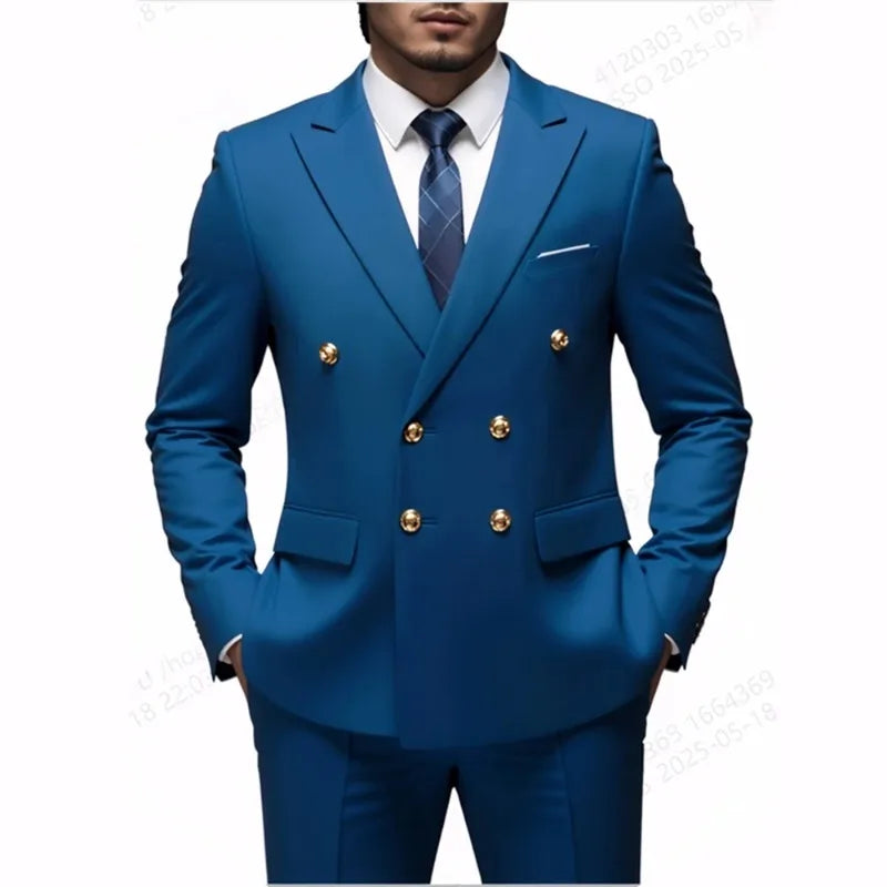Men's Double-Breasted Occasion Suit