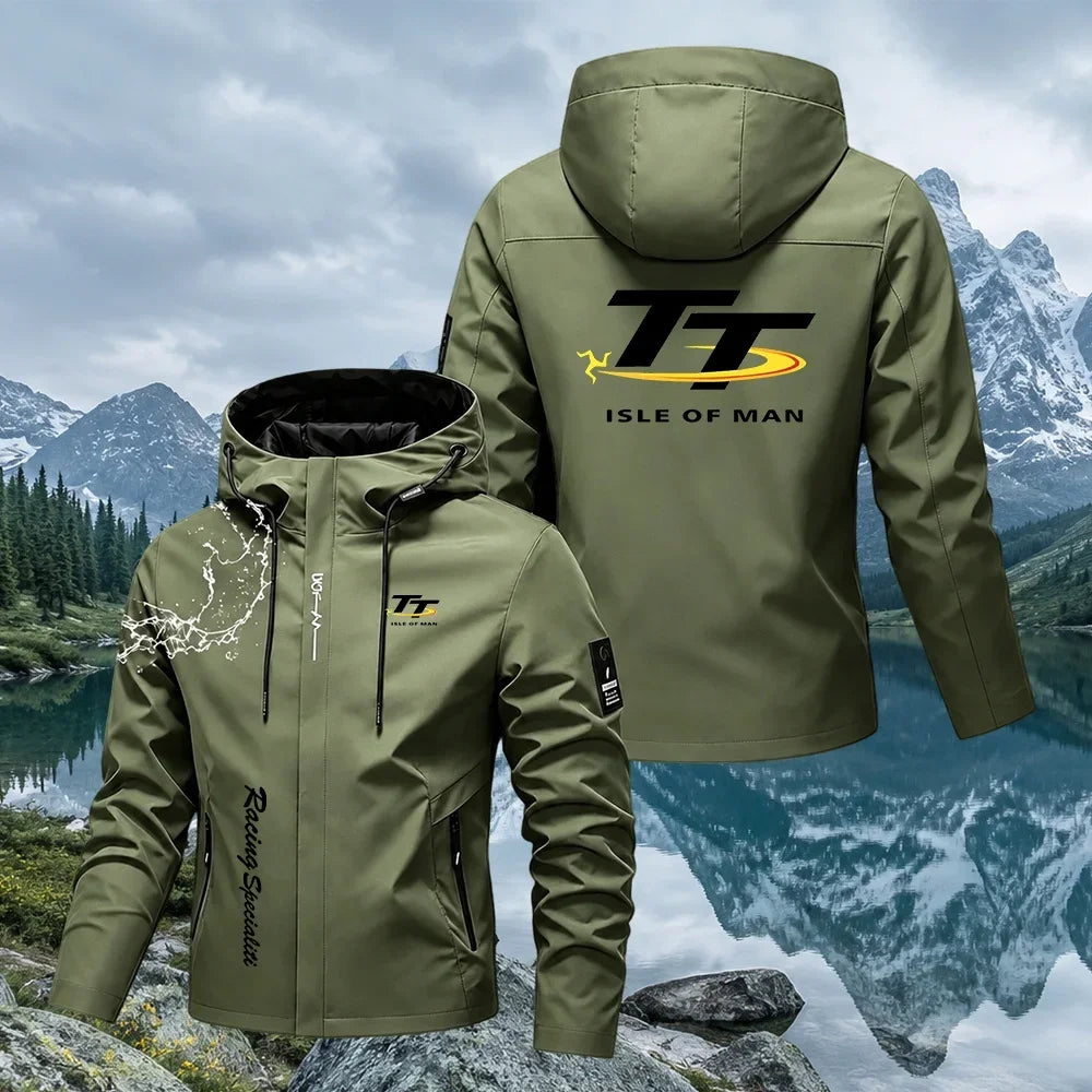 Men's Hooded Zip-Up Jacket