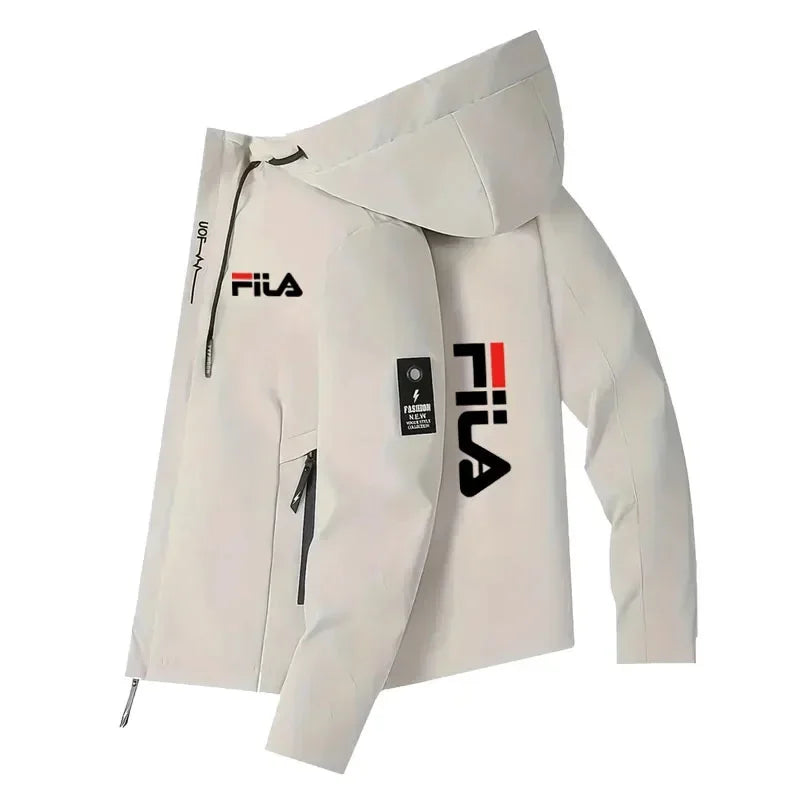 Men's Hooded Zip-Up Jacket