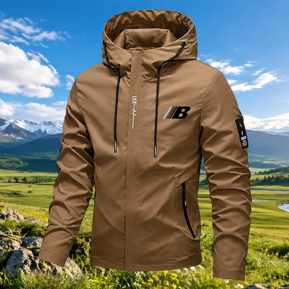 Men's Hooded Zip-Up Jacket