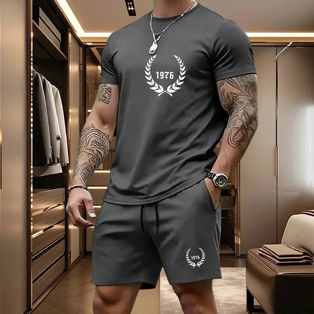 Men's Top & Shorts Set