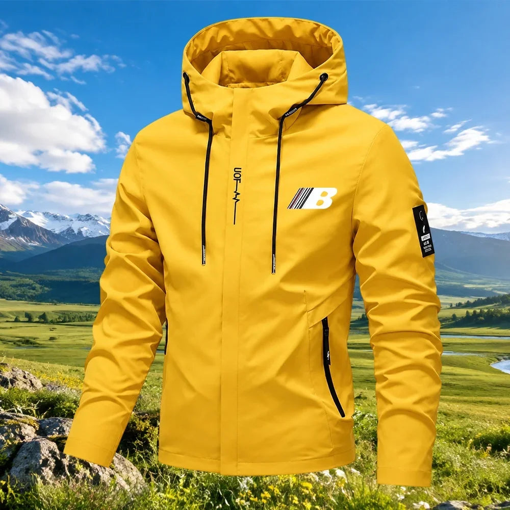 Men's Hooded Zip-Up Jacket