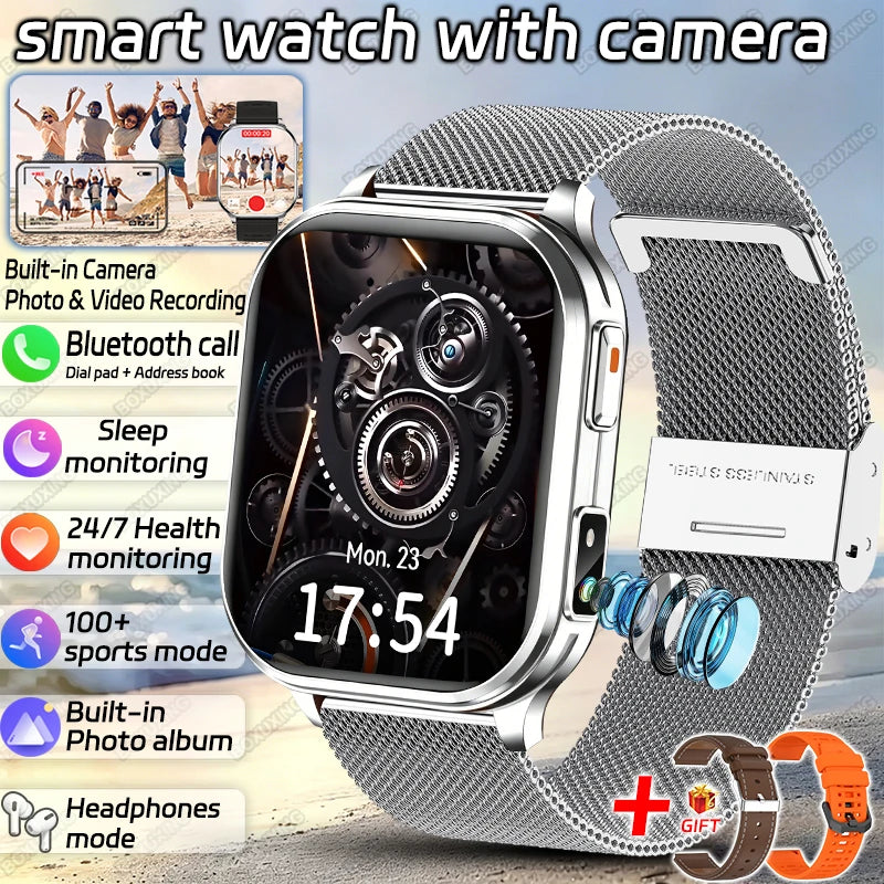 2.01-Inch Calling Smartwatch with Flashlight