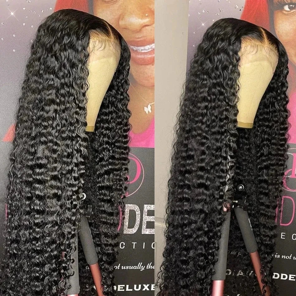 Deep Wave Lace Front Wig — product view