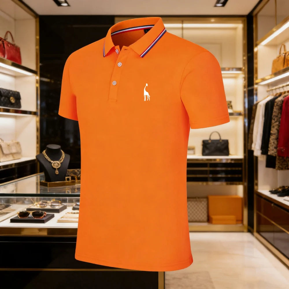 Men's Long-Sleeve Polo Shirt