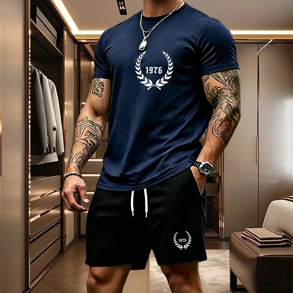 Men's Top & Shorts Set