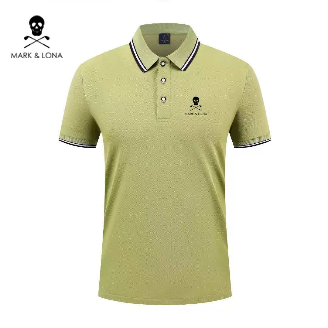 Men's Graphic Print Short-Sleeve Polo Shirt