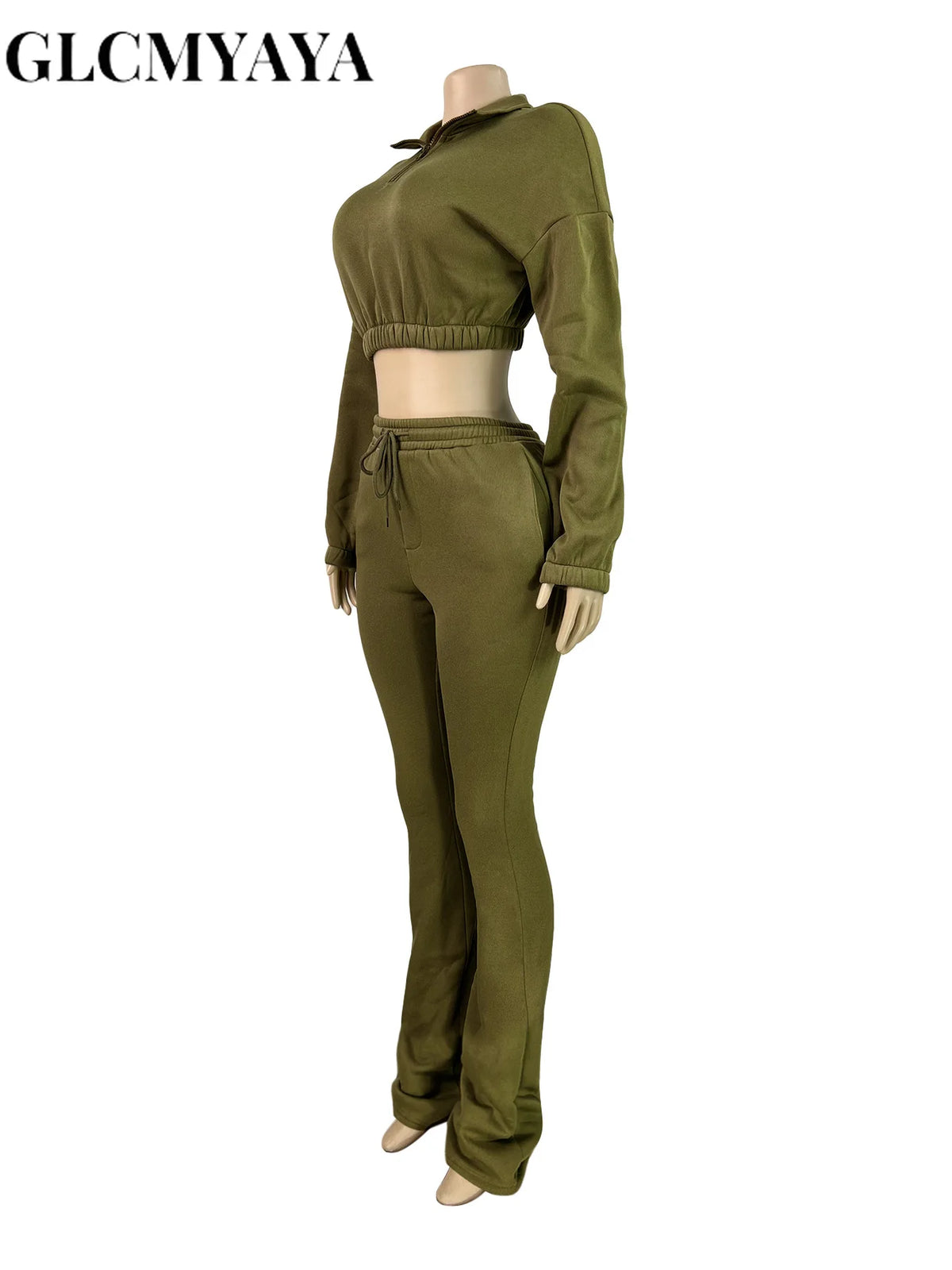 Women's Long-Sleeve Sweatshirt & Pants Set