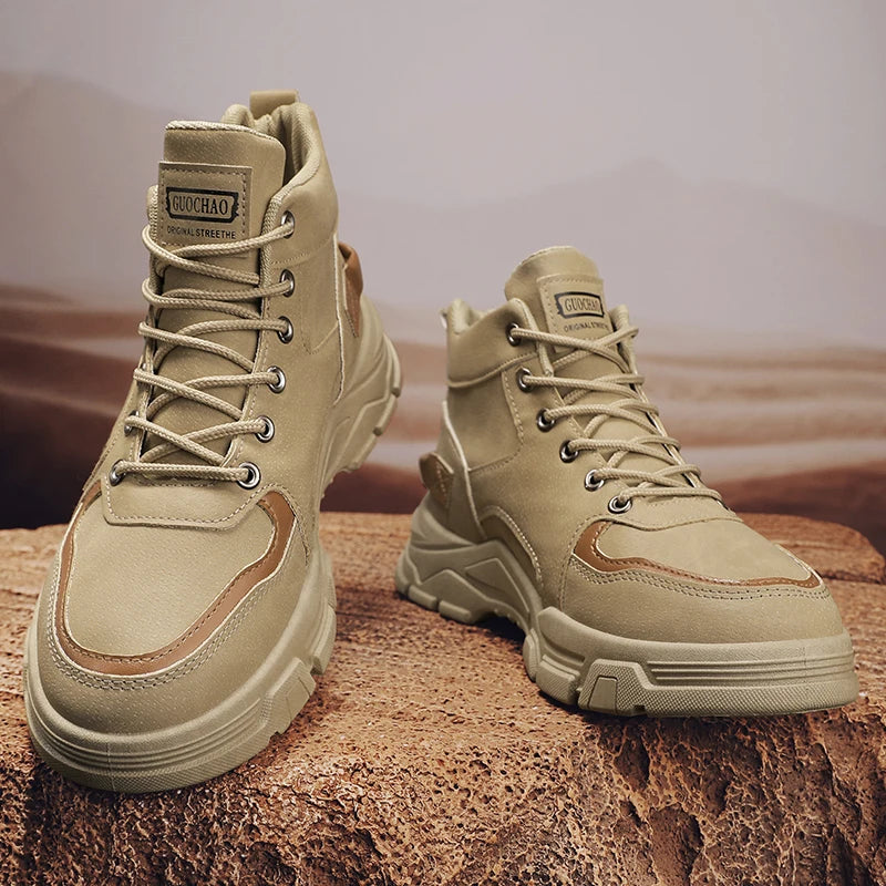 Chaussures décontractées à lacets pour homme