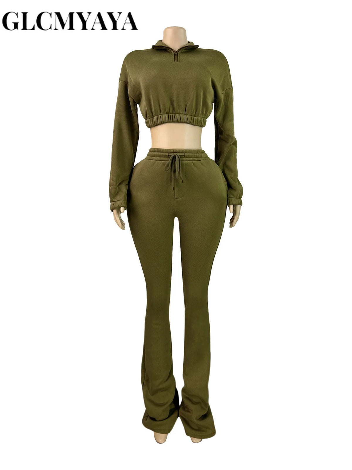 Women's Long-Sleeve Sweatshirt & Pants Set