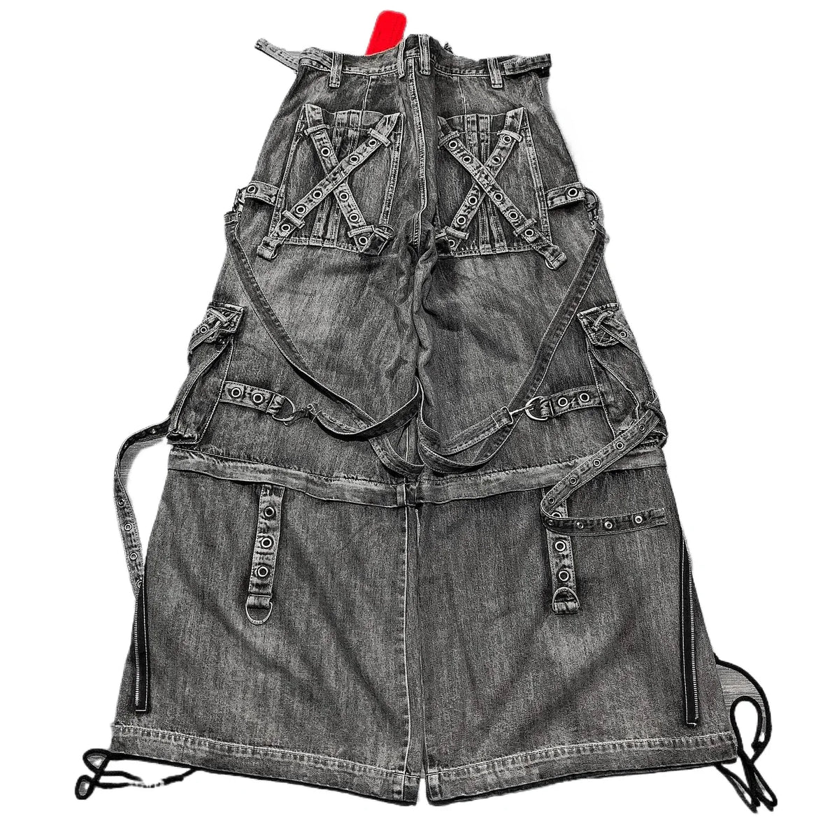 Women's High-Waist Wide-Leg Utility Jeans — product view