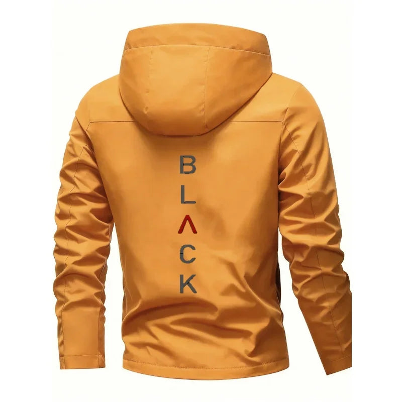 Men's Hooded Zip-Up Jacket
