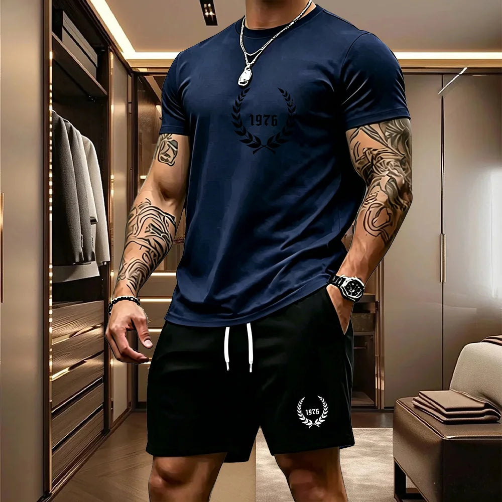 Men's Top & Shorts Set