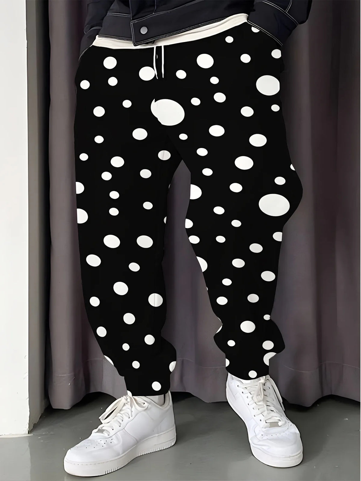 Men's Polka Dot Casual Pants