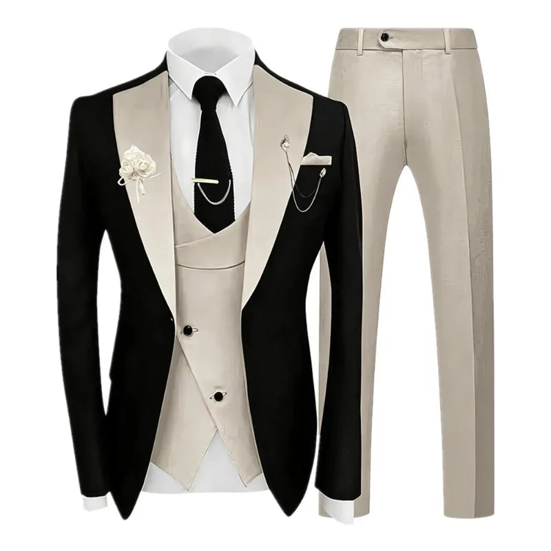 Men's Three-Piece Formal Suit