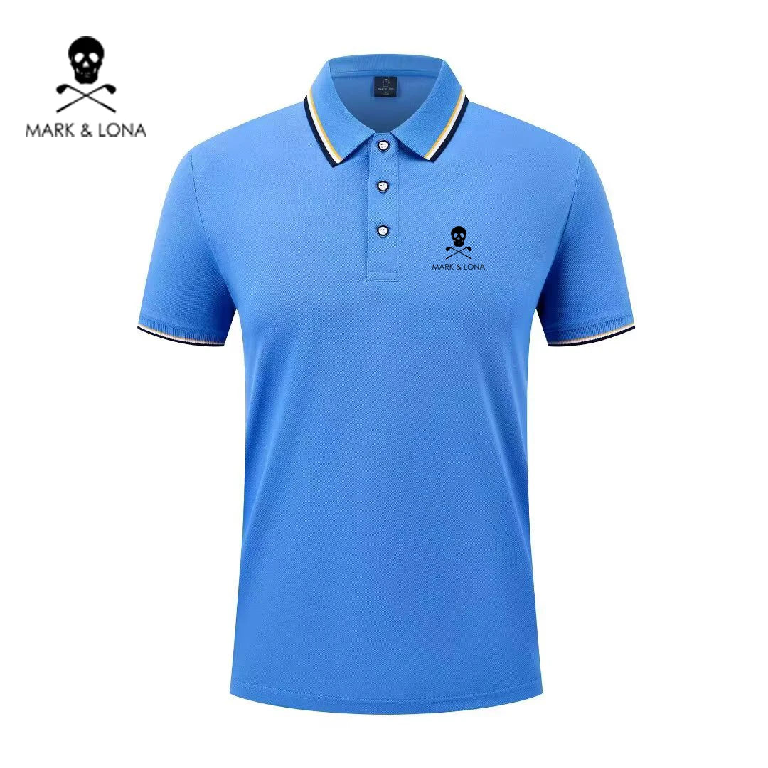 Men's Graphic Print Short-Sleeve Polo Shirt