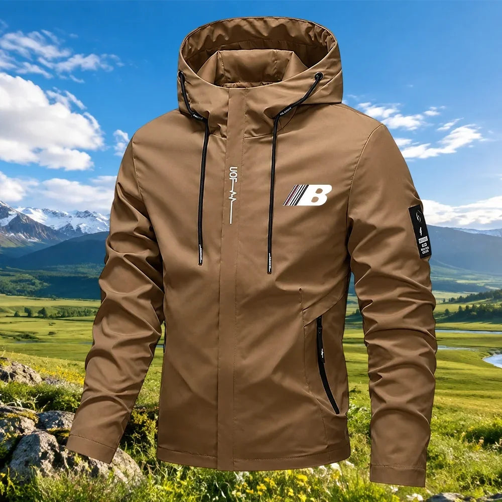 Men's Hooded Zip-Up Jacket