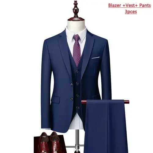 Men's Slim Fit Suit — Two- and Three-Piece Options