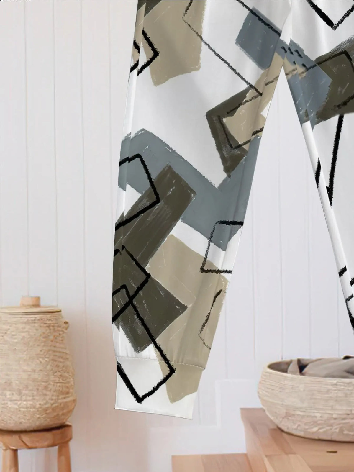 Men's Graphic Print Casual Pants