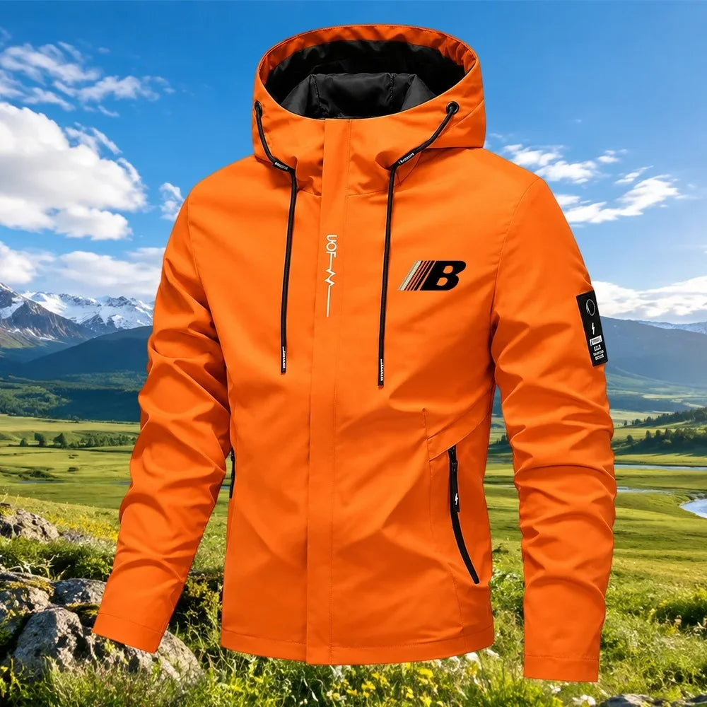 Men's Hooded Zip-Up Jacket