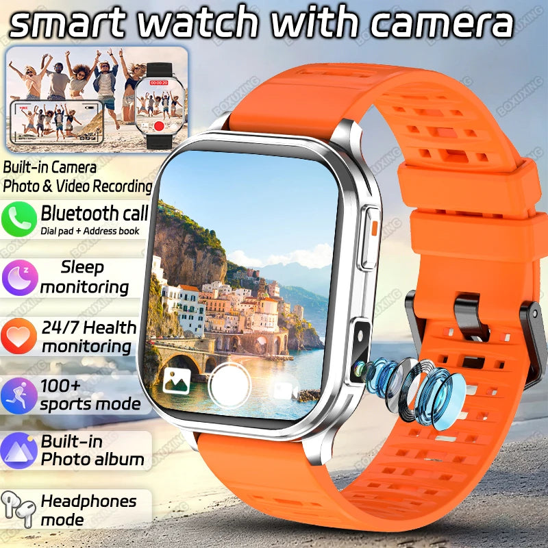 2.01-Inch Calling Smartwatch with Flashlight