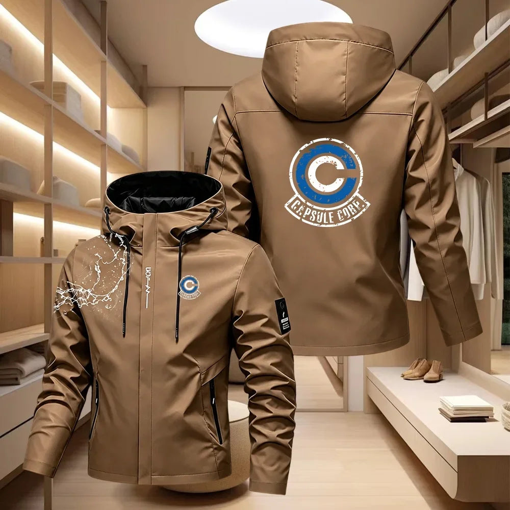 Men's Hooded Zip-Up Jacket