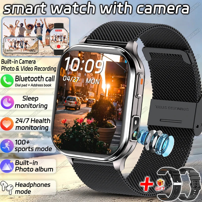 2.01-Inch Calling Smartwatch with Flashlight