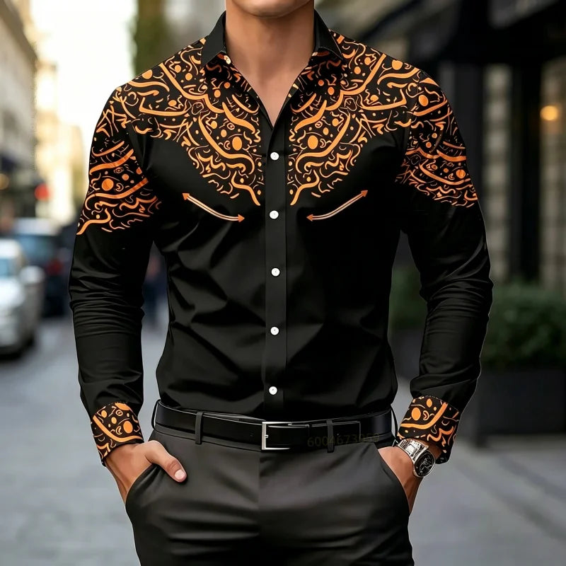 Men's Graphic Print Casual T-Shirt