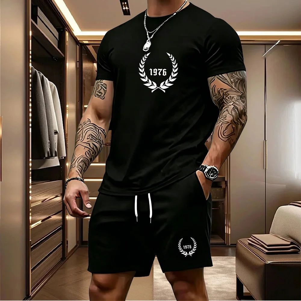 Men's Top & Shorts Set