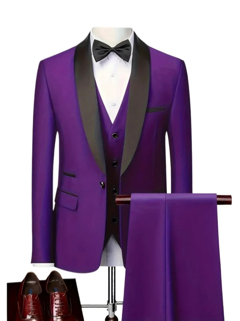 Men's Slim Fit Formal Suit & Blazer Options