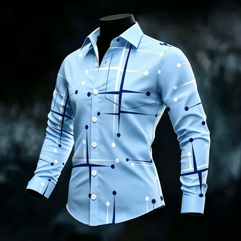 Men's Long-Sleeve Casual Shirt