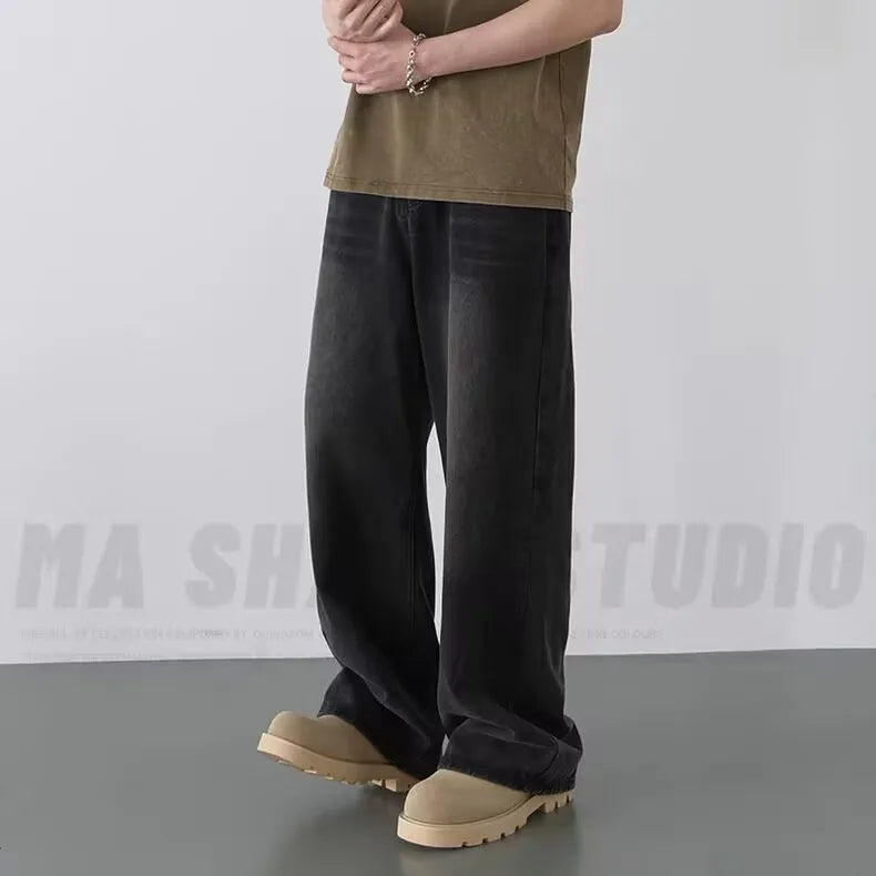 Men's Blue Slim Fit Stretch Denim Jeans — product view