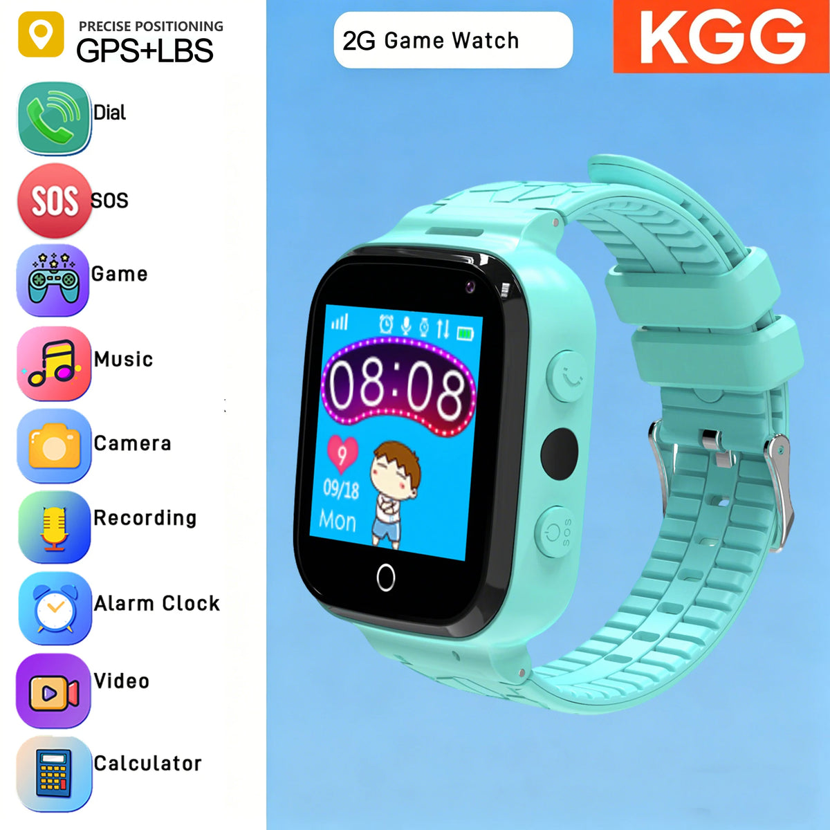 Children's 1.44-Inch Calling Smartwatch