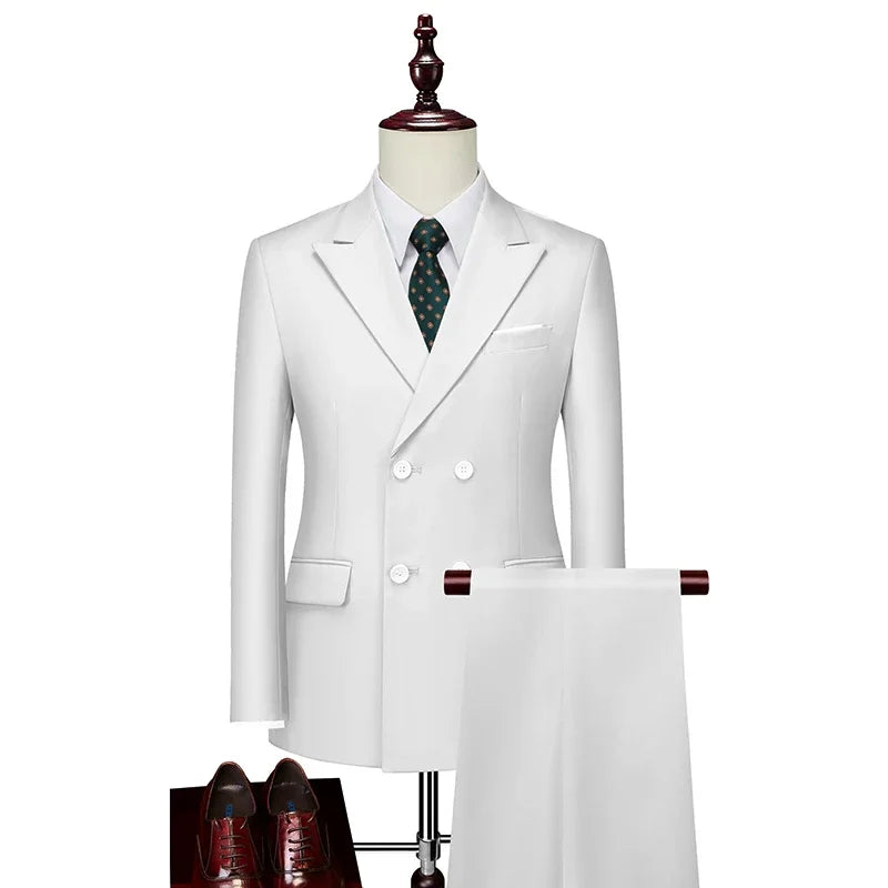 Men's Double-Breasted Blazer & Trouser Set