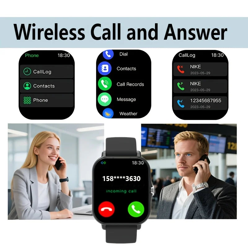 1.83-Inch Smartwatch with Message Alerts