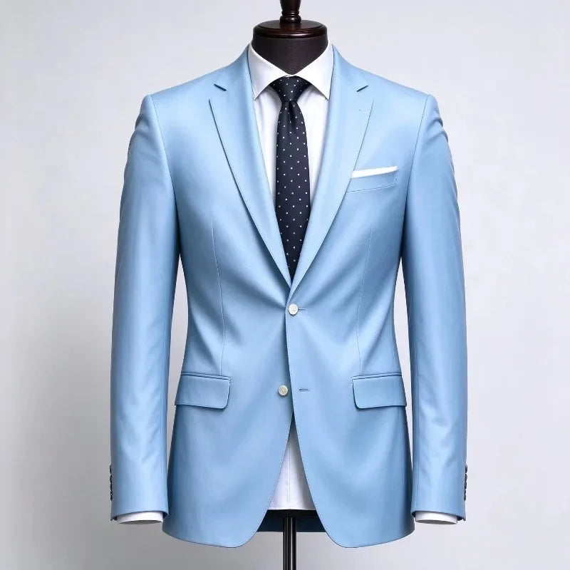 Men's Slim Fit Single-Breasted Blazer