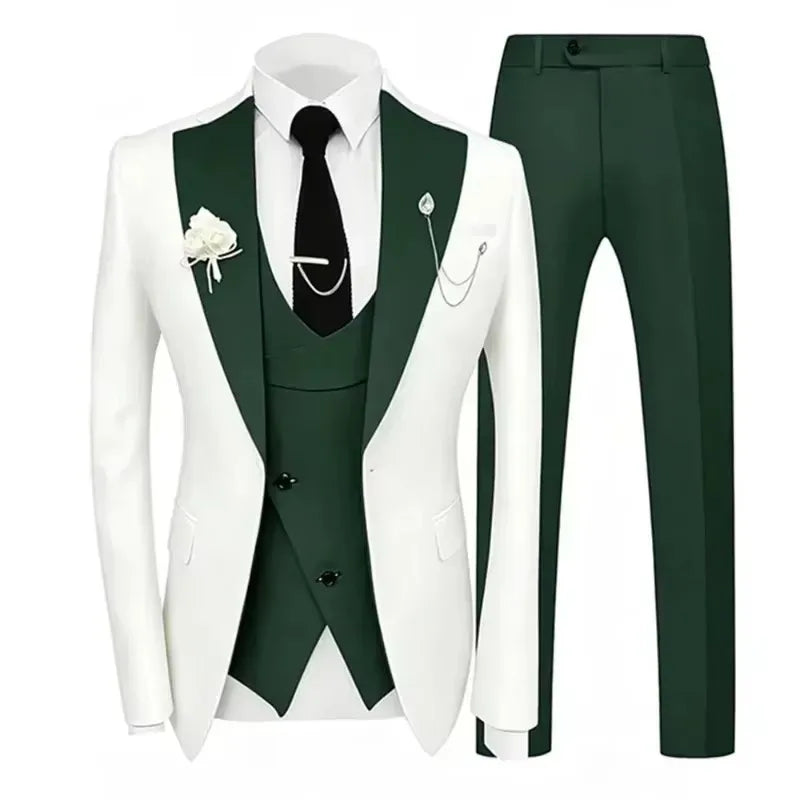 Men's Three-Piece Formal Suit