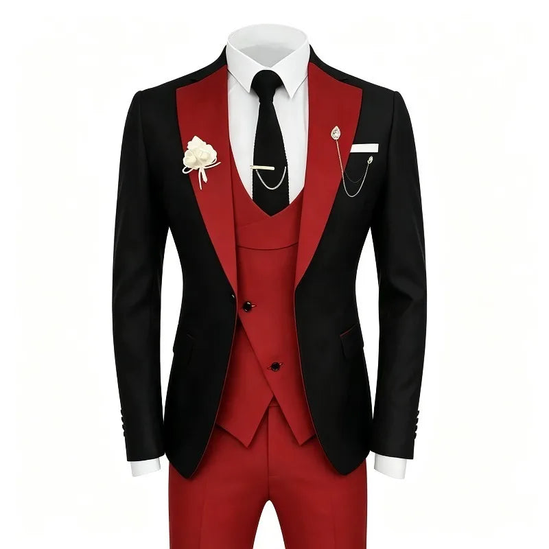 Men's Three-Piece Business & Occasion Suit
