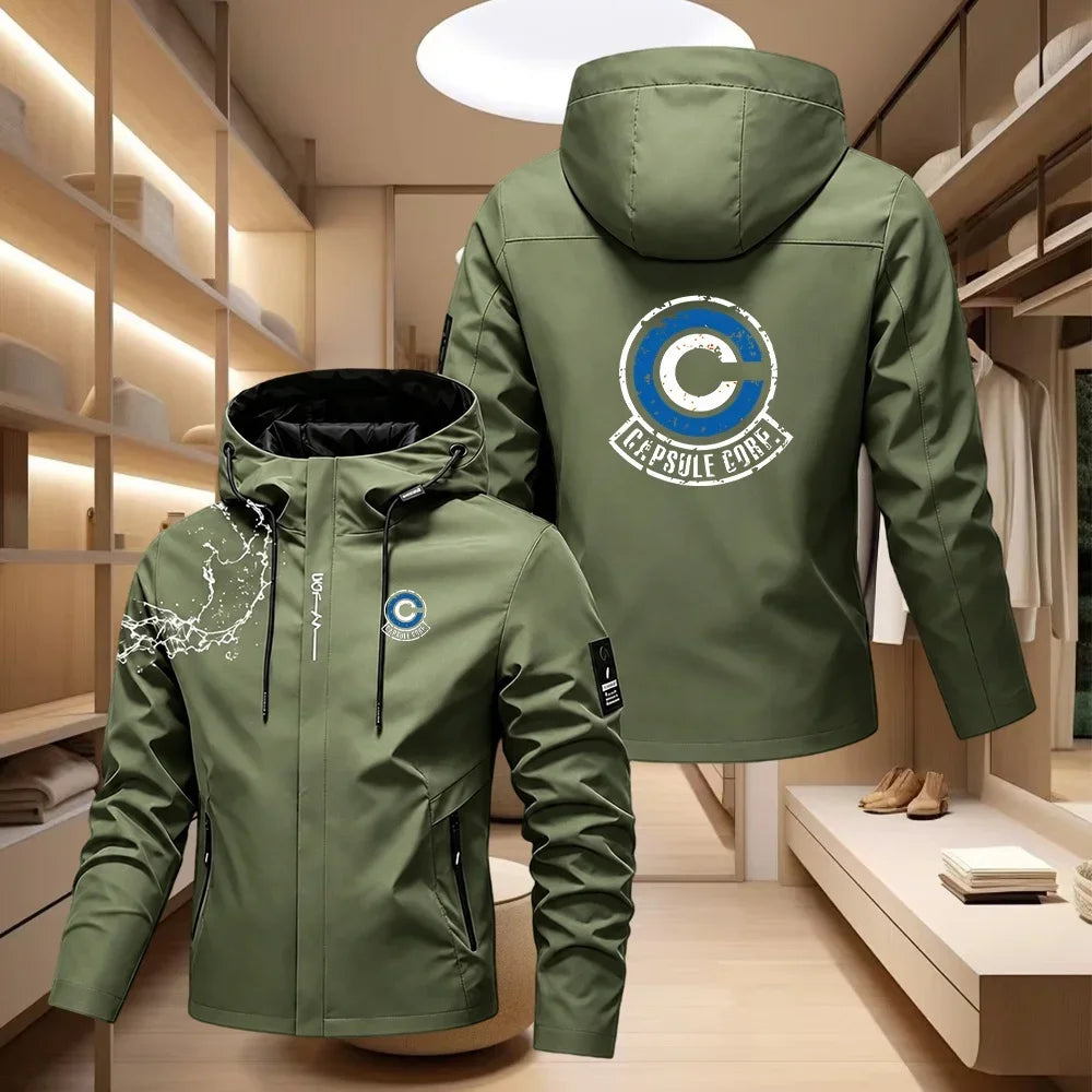 Men's Hooded Zip-Up Jacket