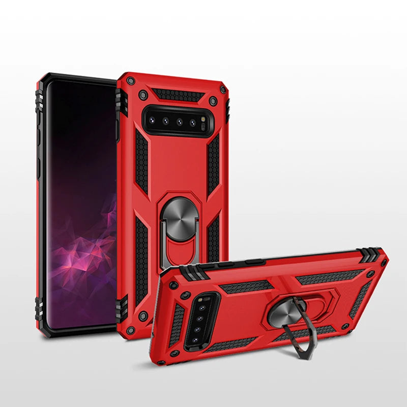 Ring Stand Phone Case for Samsung Galaxy S10, Note 9, S10 Plus, S10E, S9, S8 Plus, Note 8, S9 Plus, A50, S8, A70, A20, S10 5G, A40, A30