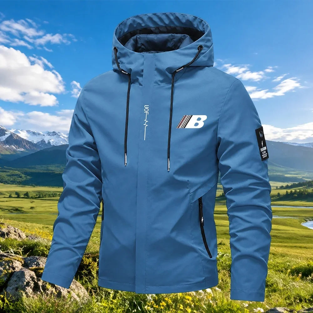 Men's Hooded Zip-Up Jacket