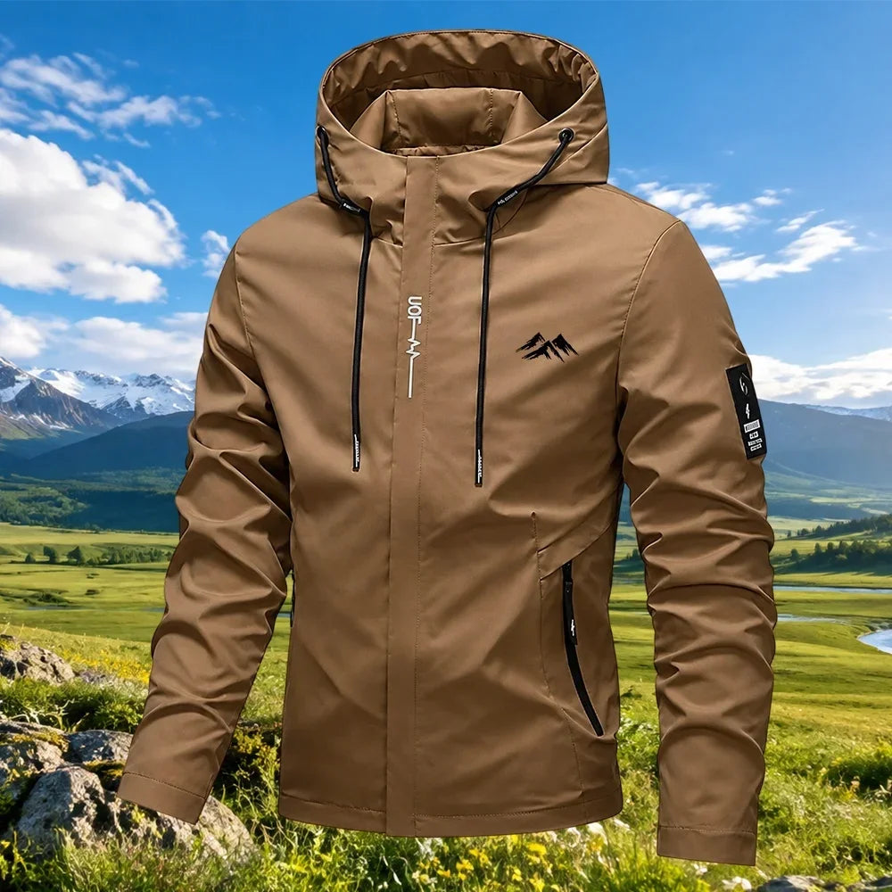 Men's Hooded Zip-Up Jacket