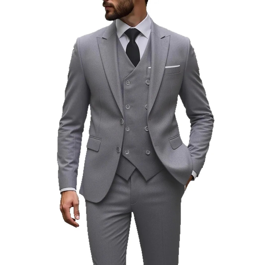 Men's Classic Three-Piece Tuxedo Suit