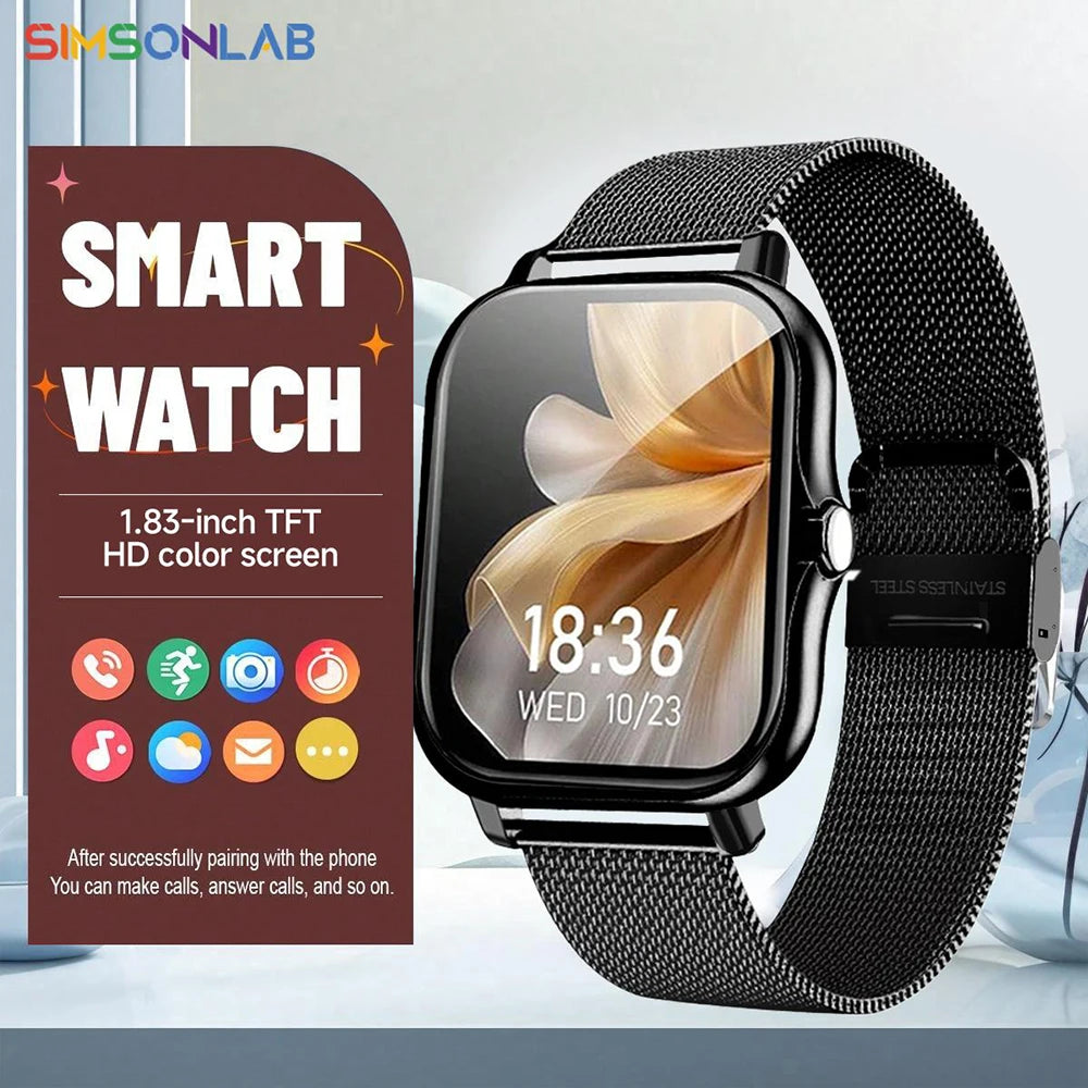 Children's 1.83-Inch Calling Smartwatch with Sleep Features