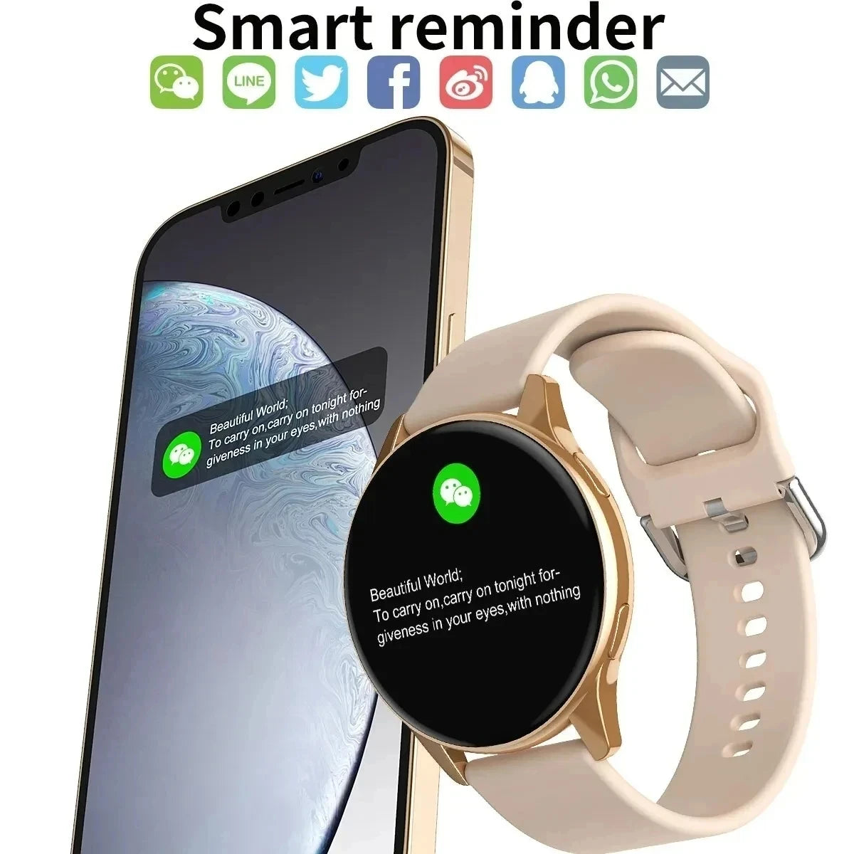 1.28-Inch Calling Smartwatch with Custom Dial