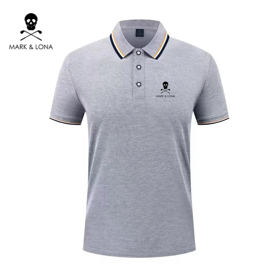 Men's Graphic Print Short-Sleeve Polo Shirt
