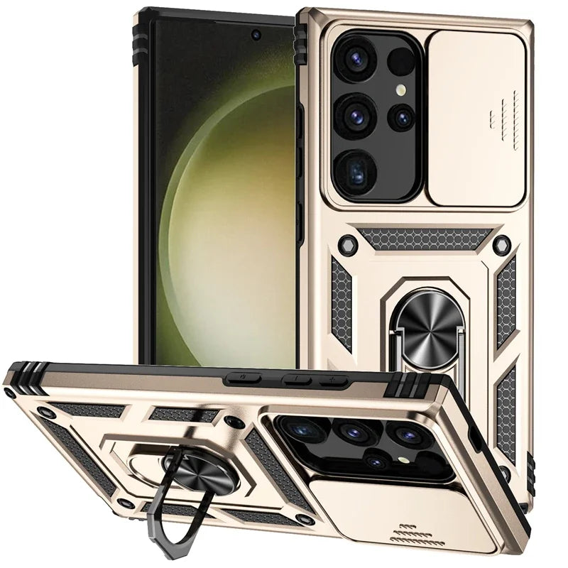 Ring Stand Phone Case for Samsung Galaxy S21, S21 Plus, S22 Ultra, S22, S22 Plus, S23 Ultra, A34 5G, A54 5G, S21 Fe, S21 Ultra, A55, A35, S24 Plus, S24 Ultra, S24, S23 Plus, S23 FE, S23