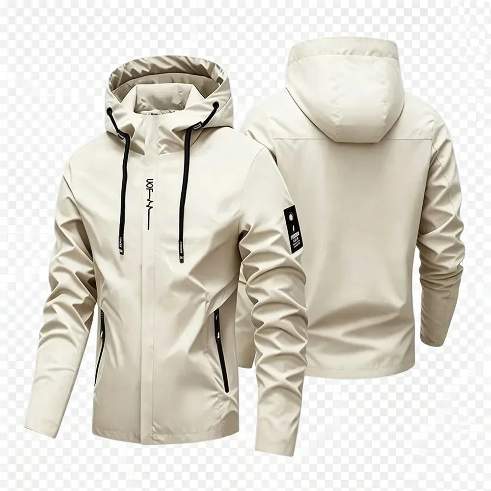Men's Hooded Zip-Up Jacket